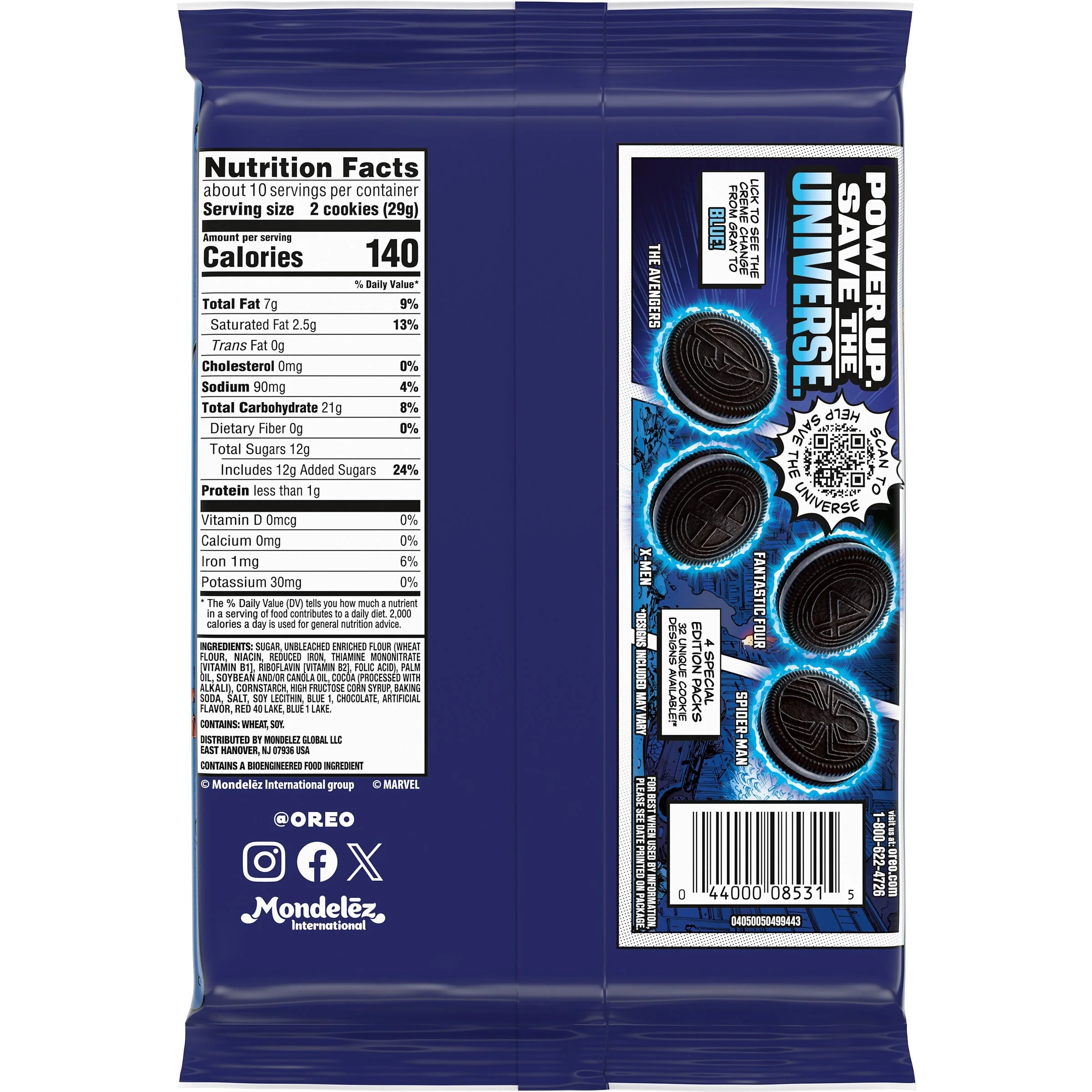 Marvel OREO Stuf of Legends Cookies Complete Bundle, 4 Pack - Image 6