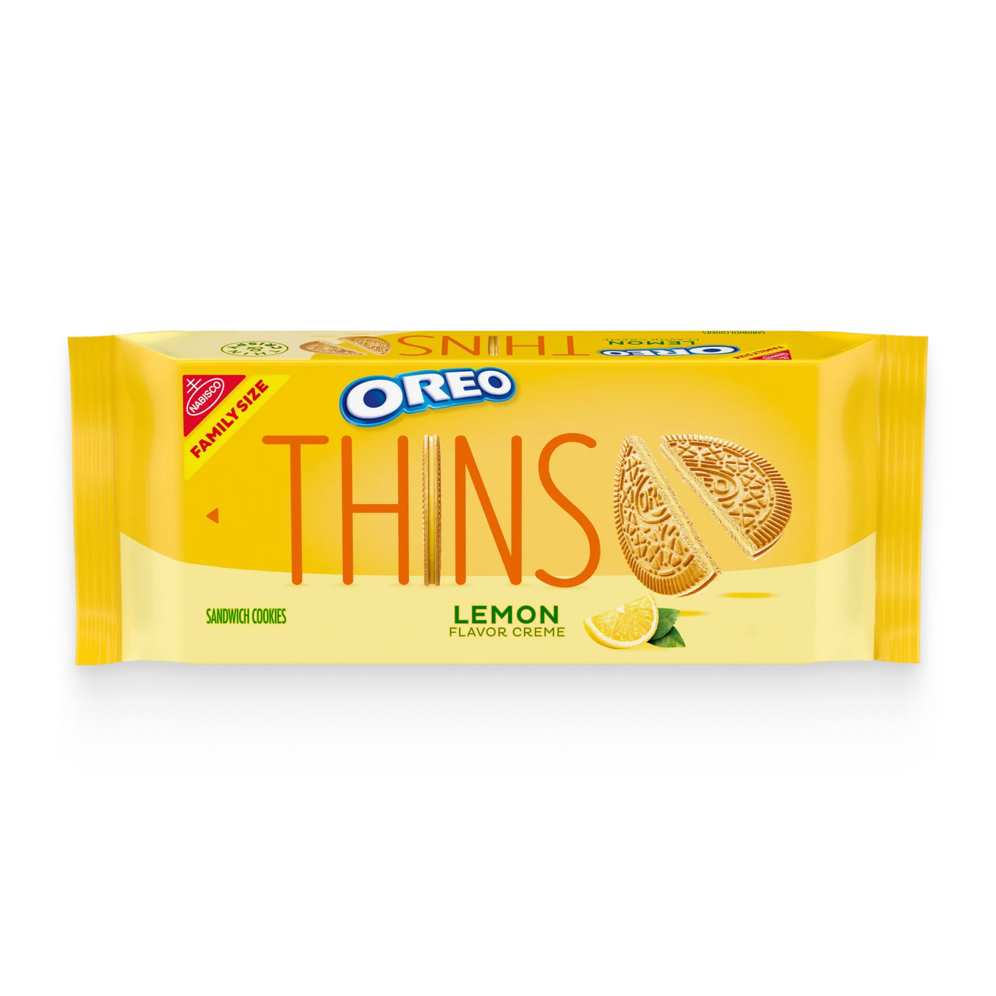 Thins Lemon Creme Sandwich Cookies, Family Size, 2 Pack - Image 2